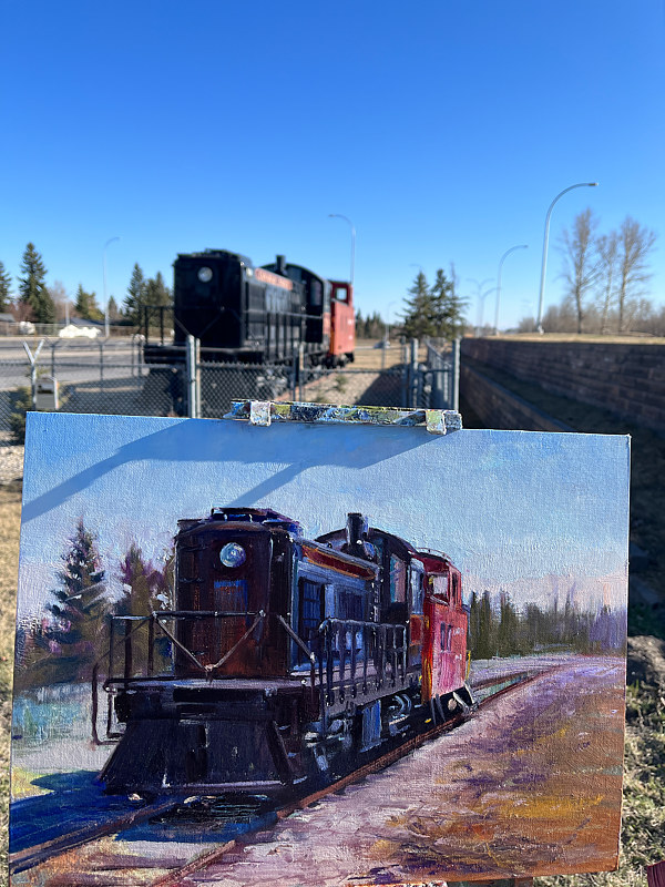 "7019" Oil painting "7019" by James Lutzko