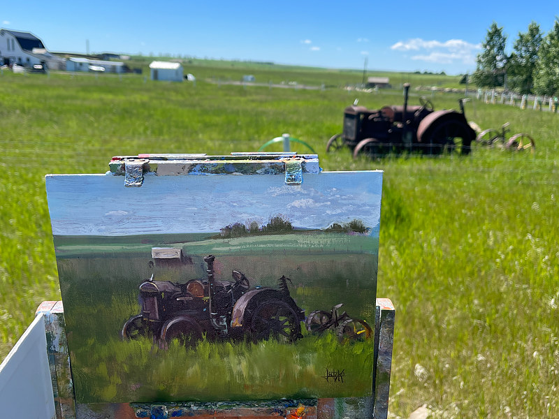 "McCormick-Deering Tractor" Oil painting "McCormick-Deering Tractor" by James Lutzko