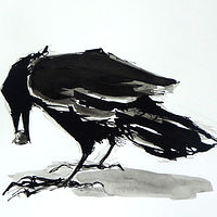 Crow with peanut, 2022 //images.artistrunwebsite.com/gallery/img_3445821658977008_large.jpg?1658977868