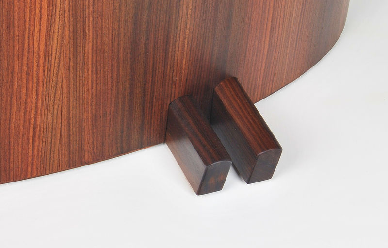 Free Form Center Table (Claro Walnut / Rosewood) Detail #2 Oil painting Free Form Center Table (Claro Walnut / Rosewood) Detail #2 by Enrique Morales