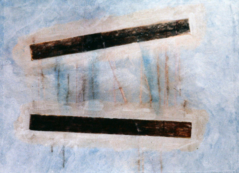 Watercolor Sky Bars by Gary Eleinko