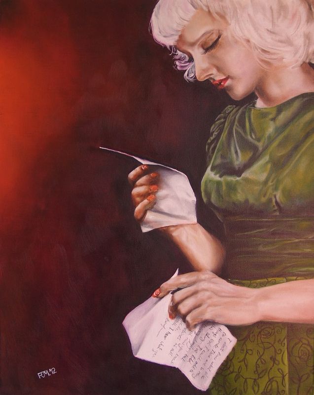 The Letter - Sukki Singapora Oil painting The Letter - Sukki Singapora by Richard Mountford