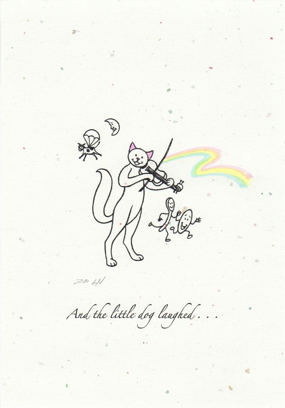 The Cat and the Fiddle Print The Cat and the Fiddle by Sue Ellen Brown