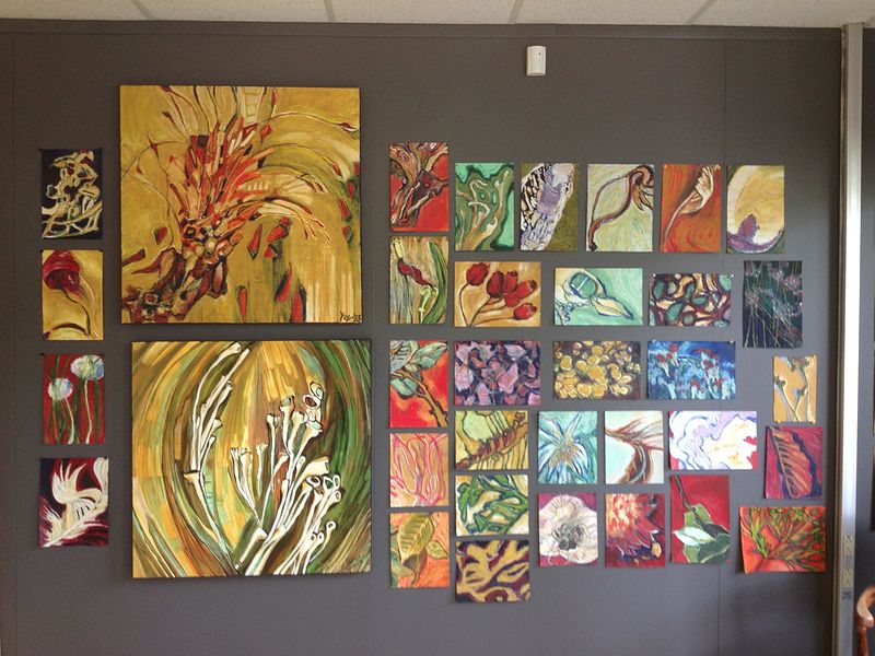 Installation Photo - Remnants Painting Installation Photo - Remnants by Yvonne Vander Kooi