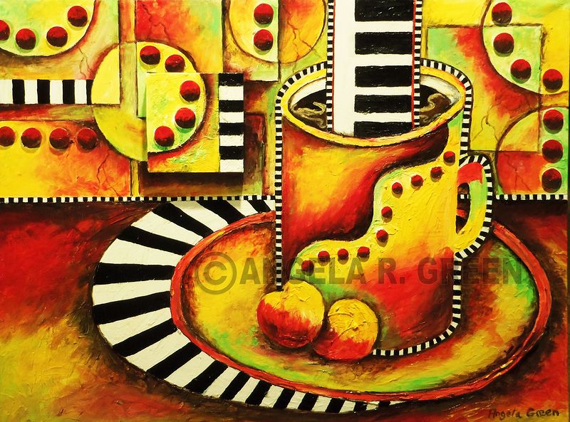 A Taste of Jazz I Painting A Taste of Jazz I by Angela Green