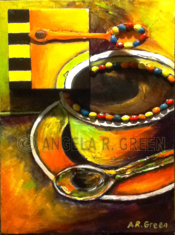 Return to: Coffee Art - 3D Art Series Painting Tuti Fruiti Mocha by Angela Green