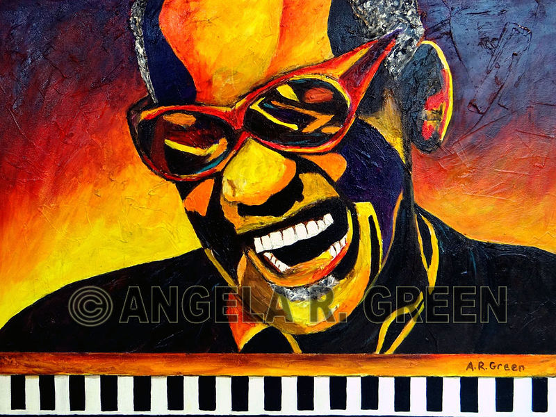 Ray I Acrylic painting Ray I by Angela Green