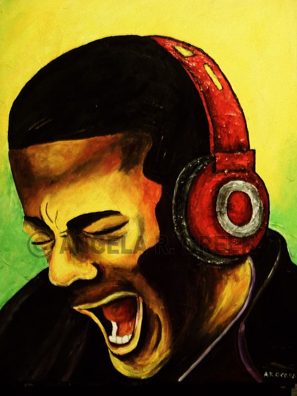 Uhhhhh!!! Painting Uhhhhh!!! by Angela Green