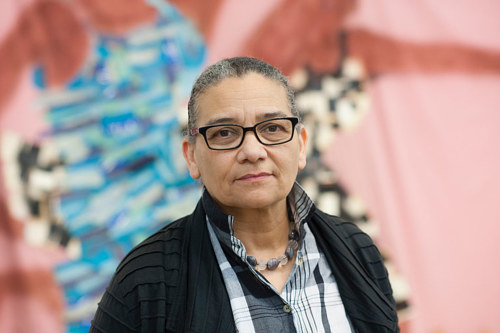 A portrait of artist Lubaina Himid for the 2017 Turner nominations