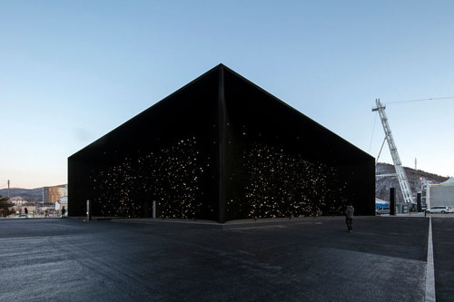 A pavilion by Asif Khan for the 2018 winter olympics