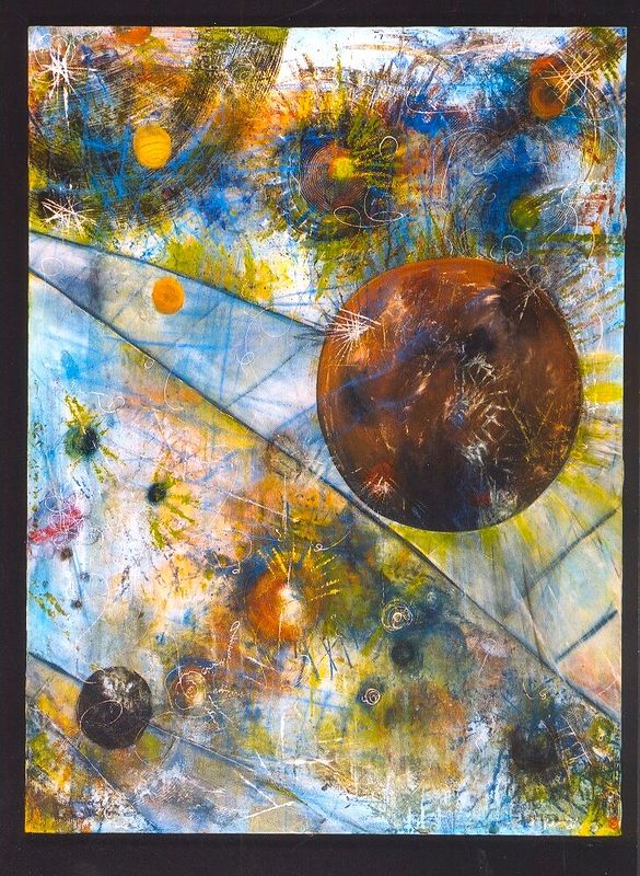 Paths Cross (collection of the Artist) by Deborah J Gorman