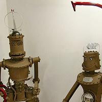 Robots - John Brickels - Stoneware Clay Artist