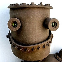Robots - John Brickels - Stoneware Clay Artist