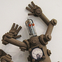 Robots - John Brickels - Stoneware Clay Artist