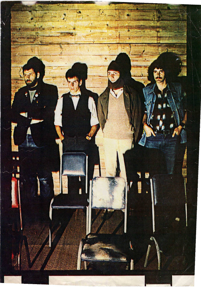 New 7th Music about to play live in London, 1981 by Ron Crowcroft