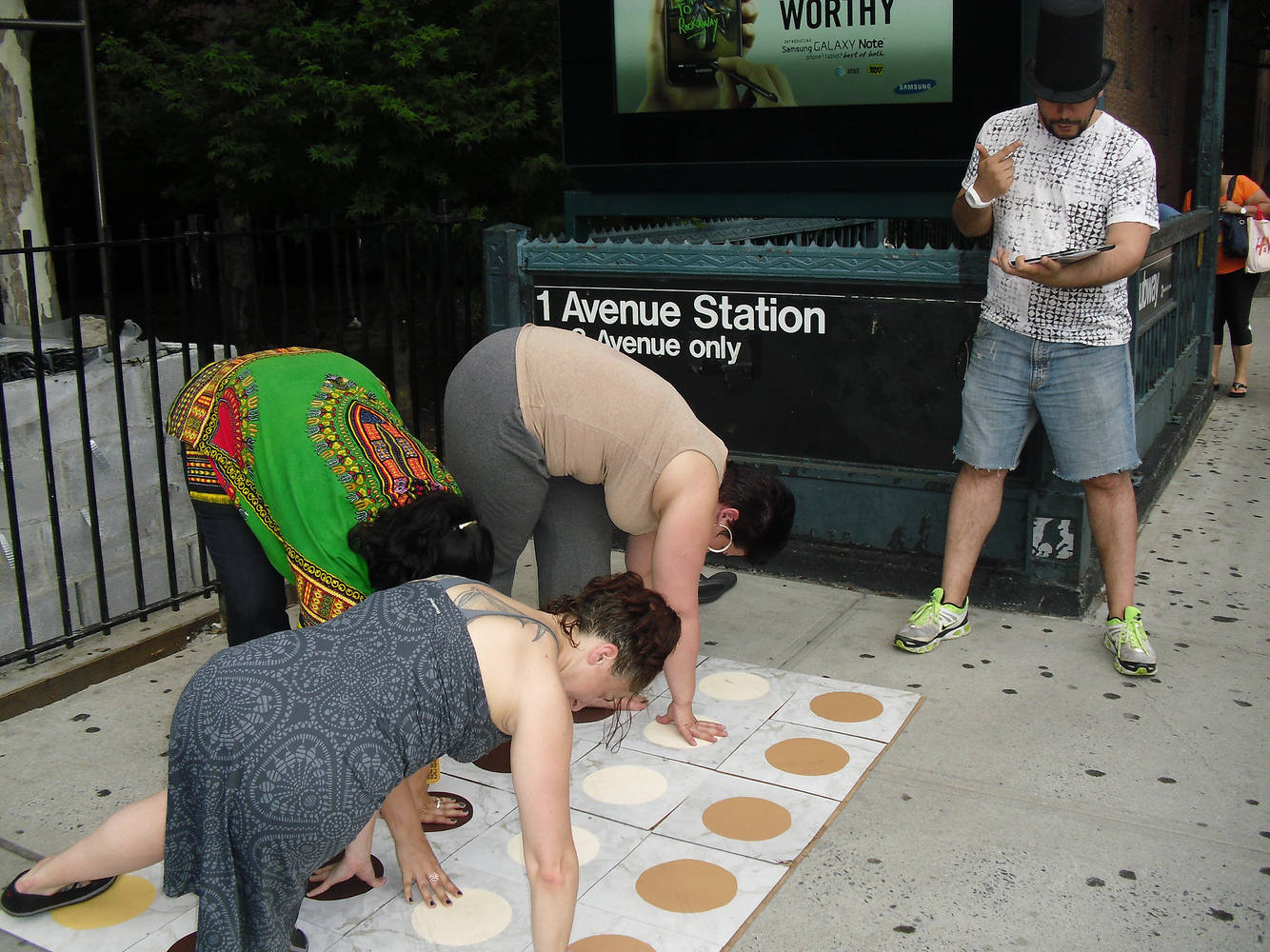 SH members performing at 14 St + 1 Ave by Luis Pagan