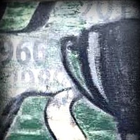 Acrylic painting Rider Pride by Carly Jaye Smith