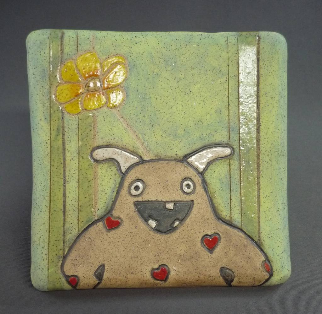 Monster Tile - Something Pretty for You by Leanne Schnepp