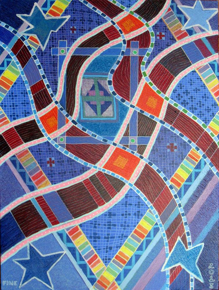 Oil painting Octet6 by Jeffrey Fine