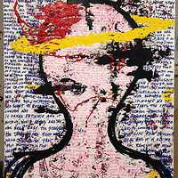 Acrylic painting within me by Jeffrey Newman