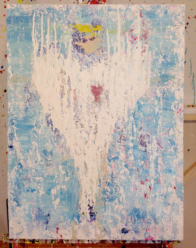 Acrylic painting open by Jeffrey Newman