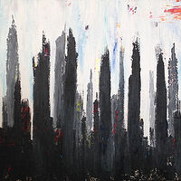 Acrylic painting commissioned piece by Jeffrey Newman