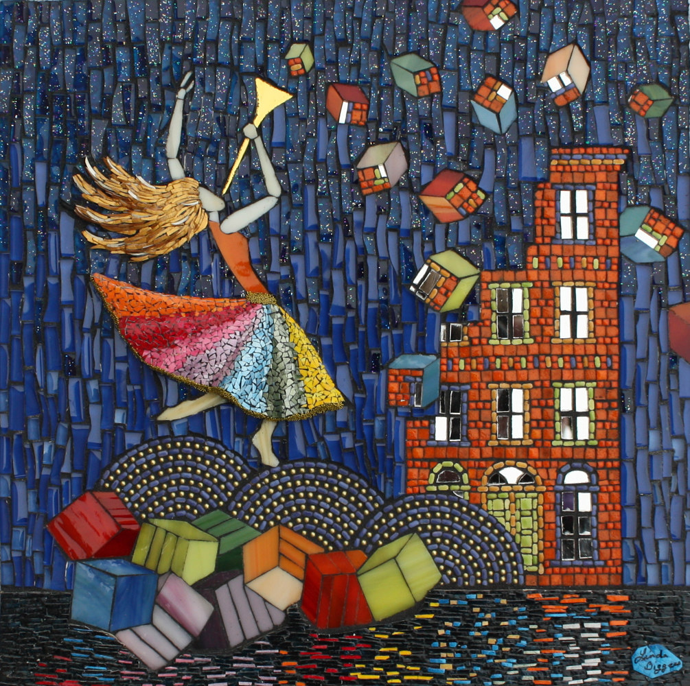 ceramic Miss MAPEI by Linda Biggers