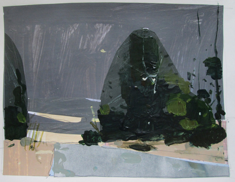 Acrylic painting Old Cedar by Harry Stooshinoff