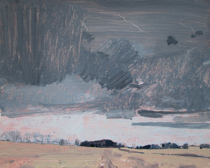 Acrylic painting November 9, Light Fall by Harry Stooshinoff