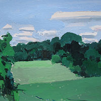 Acrylic painting Hidden Field by Harry Stooshinoff