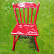 Oil painting Happy chair  8x8in oil  by Michael Gaudreau