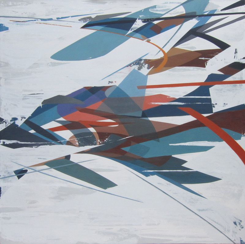 Acrylic painting Tsunami #1 by Robert Porazinski