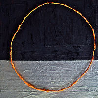 Oil painting RING #3: 2015. 36&quot; x 36&quot; by John Turner
