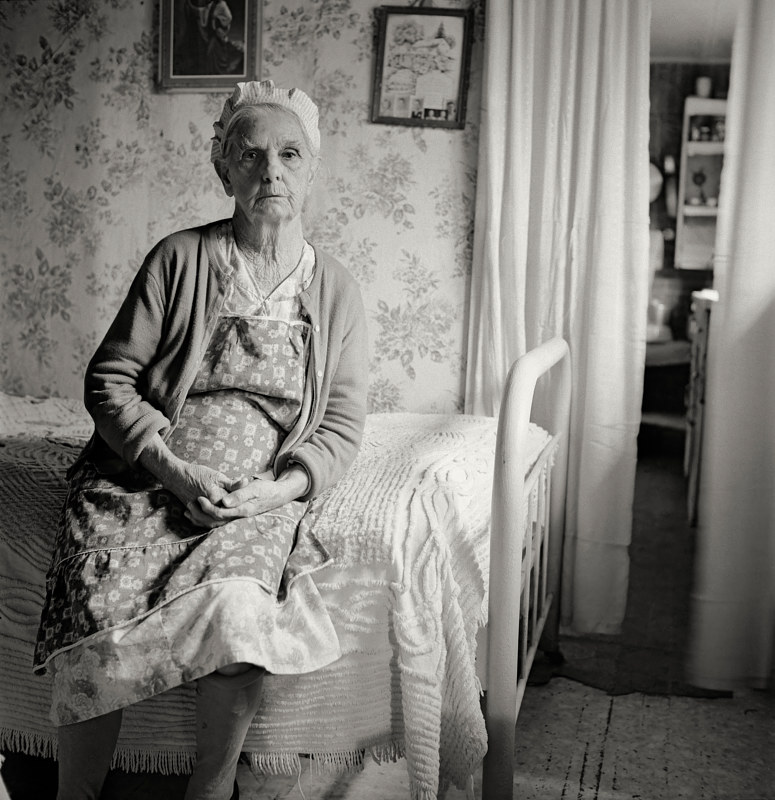 Mrs Litchfield, Apple Grove, West Virginia,1977. by Jim Holbrook