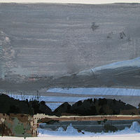 Acrylic painting Trout Pond, Overcast by Harry Stooshinoff