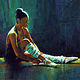 Oil painting Warm Up 2  by Kim Fujiwara