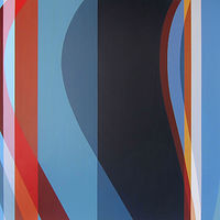 Acrylic painting Interruption #10 by Robert Porazinski