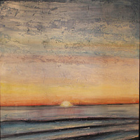 Mixed-media artwork Seagrove  by Steve Latimer