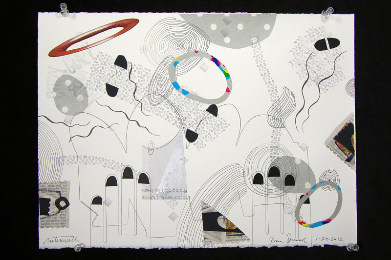 Drawing Untitled 1-29-12 by Patricia Autenrieth