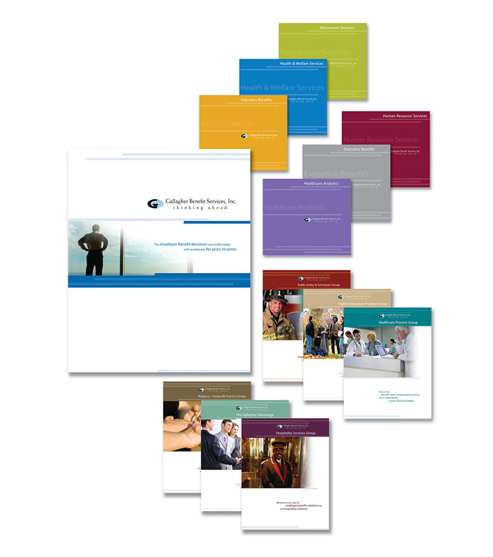 Gallagher Benefit Services collateral Zinski Design