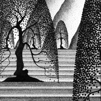 Drawing Black and White Orchard by Lawrie  Dignan
