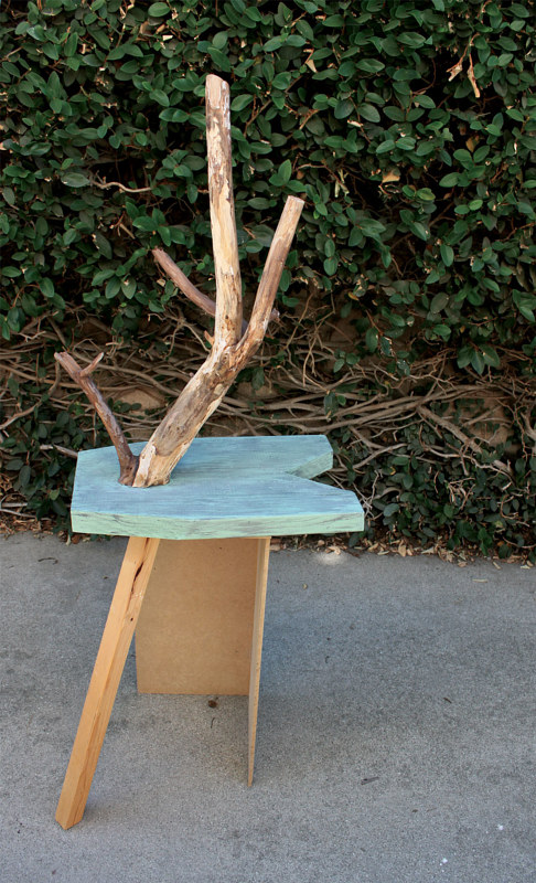 Acrylic painting Geometric Tree Fixture by Kelsey Kimmel
