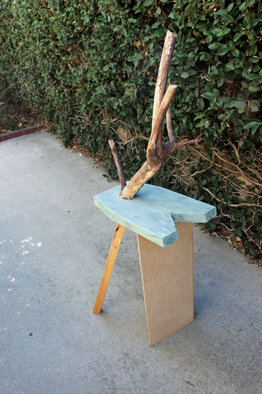 Acrylic painting Geometric Tree Fixture by Kelsey Kimmel