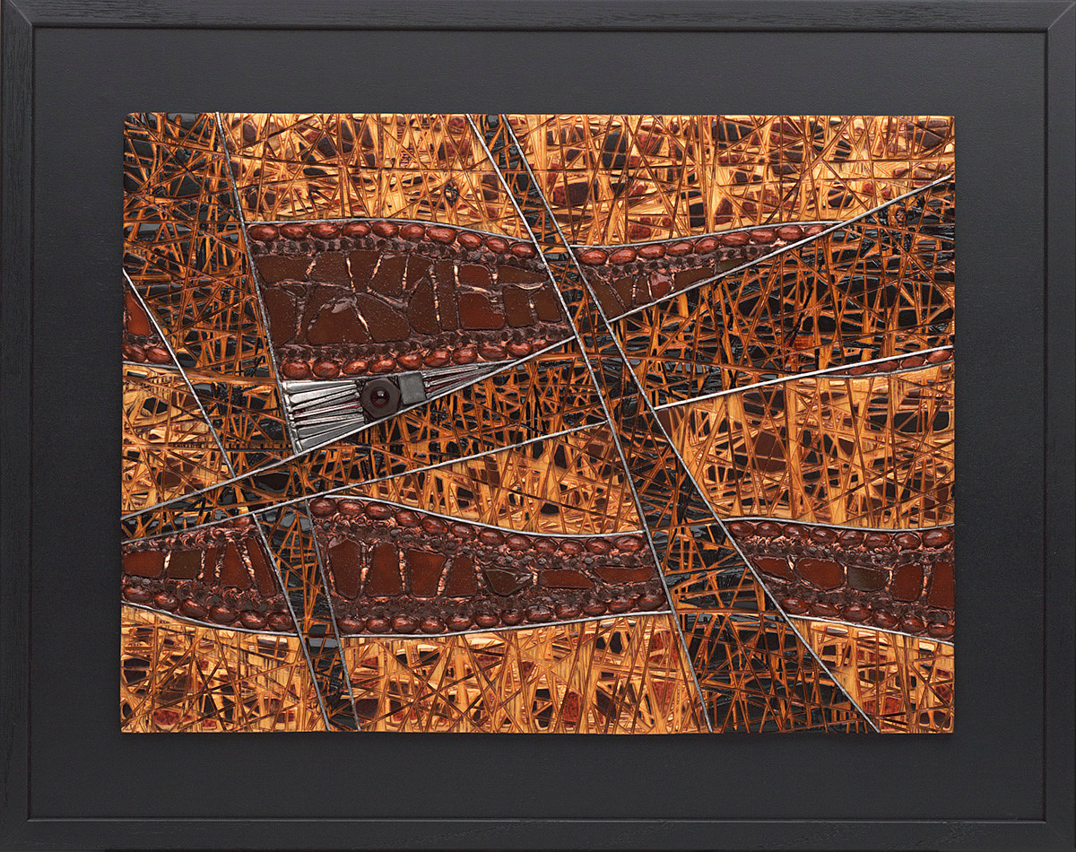 Mixed-media artwork RESURRECT by Jeff Grassie