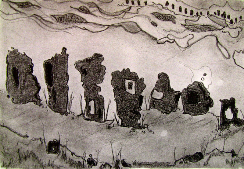  OxBow Series Bay 2 Litho   2014 by Patricia Rain Gianneschi-McNichols