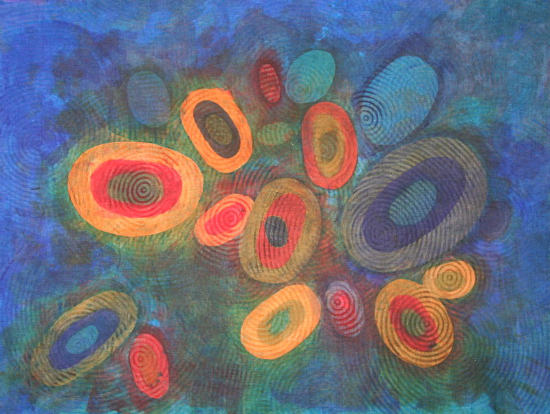 Painting Textile painting by Angela Dale