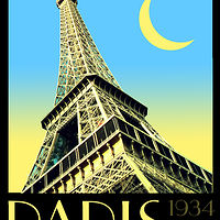 Paris poster by Stephen Plunkett