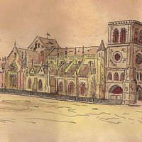 Print Cherbourg France 1945 by David Neace