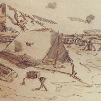Print 167 General Hospital Pup tent by David Neace