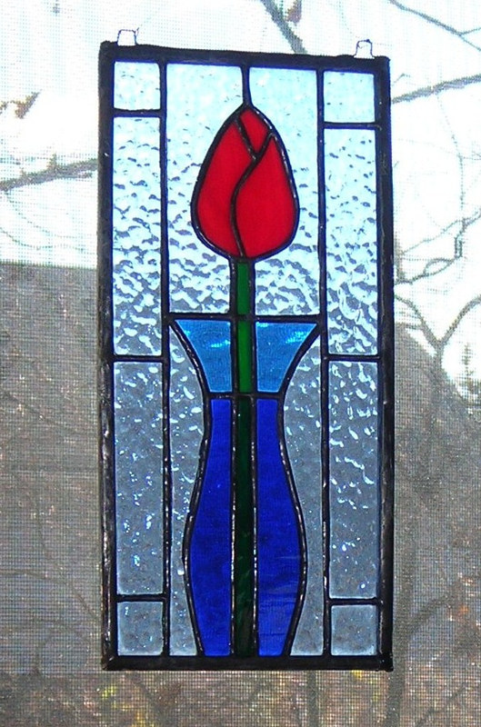 Victorian tulip - red by John Boyd
